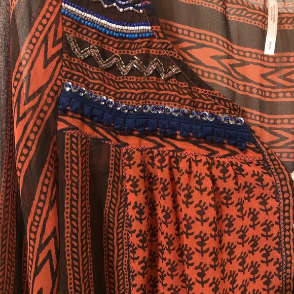 Free People Aztec tunic blouse - Picture 3 of 6
